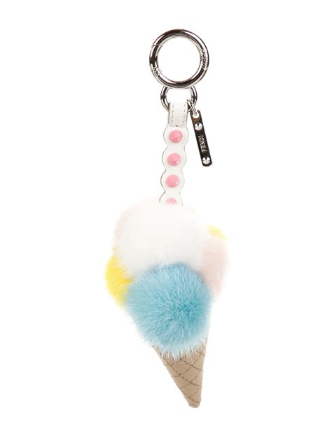 fendi ice cream bag charm|Fendi Mink Fur Ice Cream Cone Bag Charm .